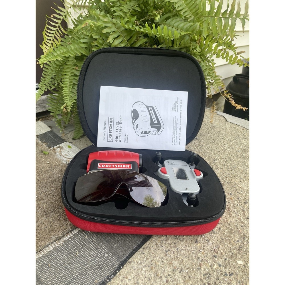 Craftsman Laser Level Trac 4 in 1 Measuring Tool Set